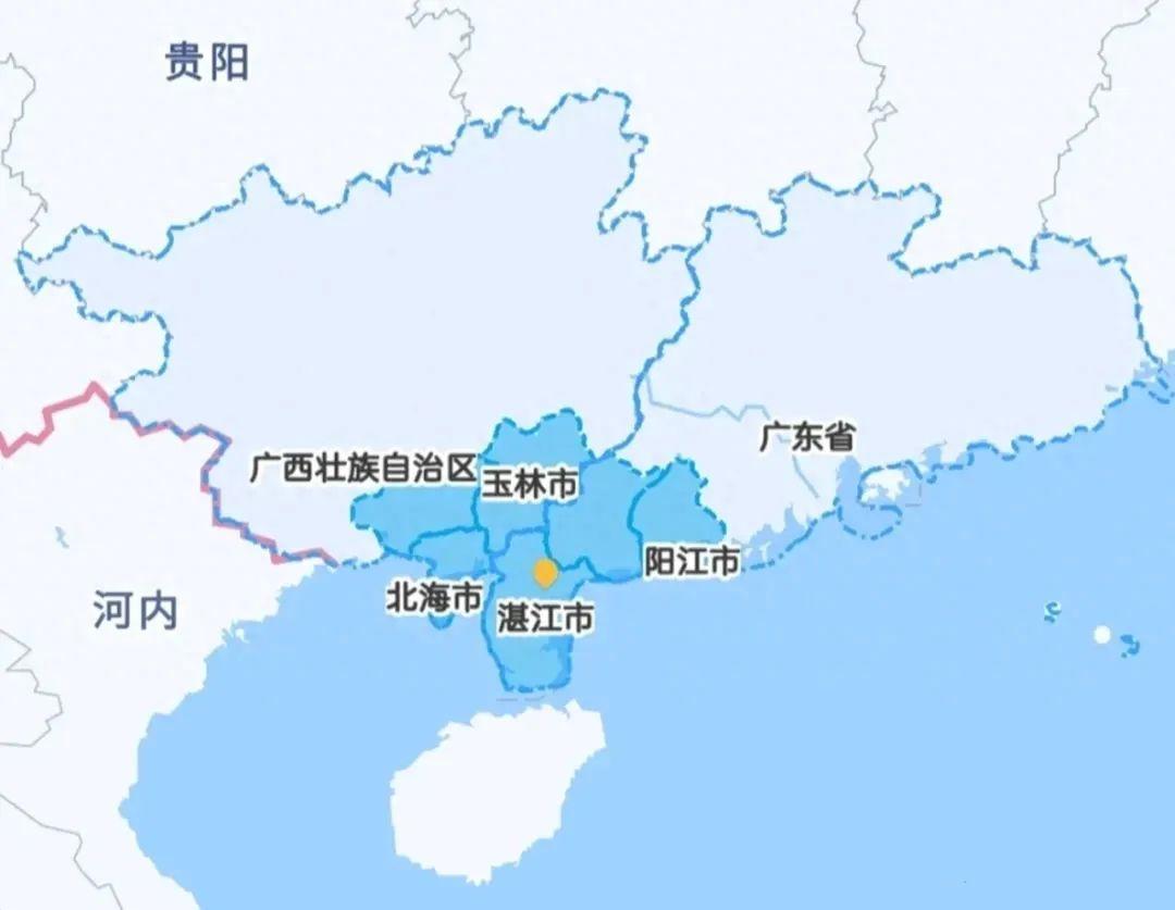 广东省与湛江地图对比，揭示地理格局与发展差异